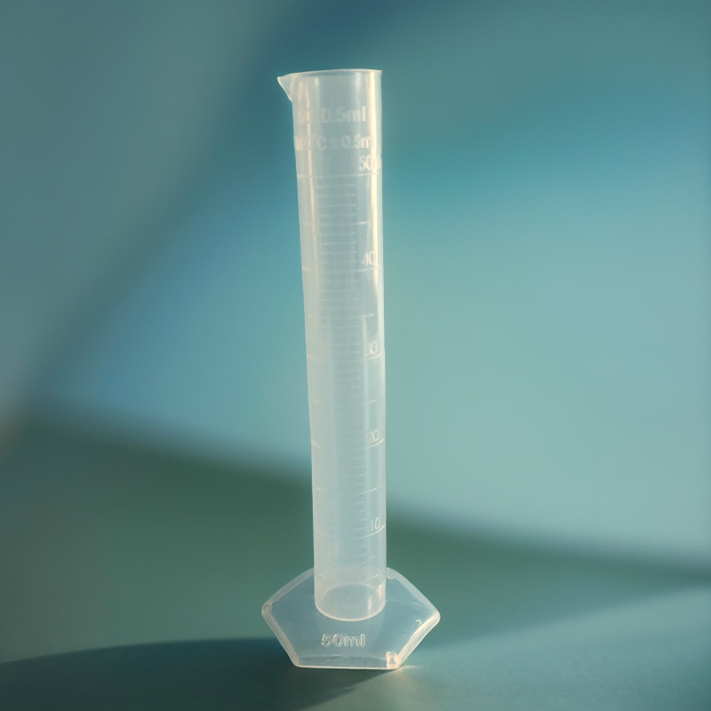 塑料量筒 50ml量筒 耐酸碱腐蚀 pp测量筒 直形量杯 量筒