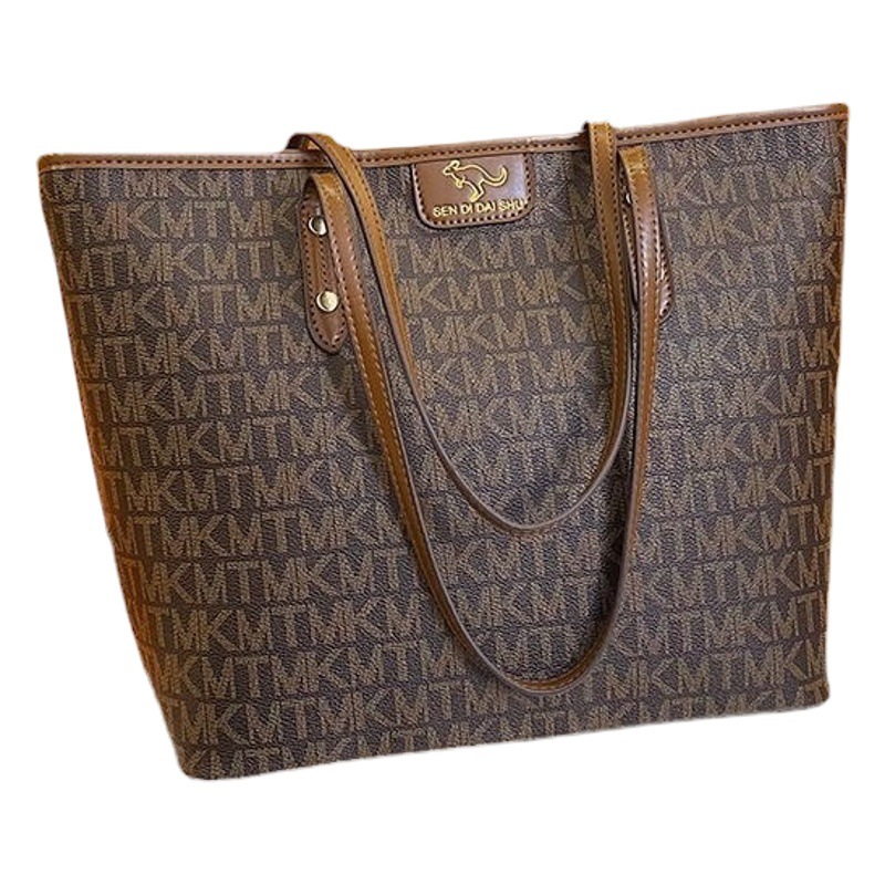 2023 nuevo portátil bolso de las mujeres de gran capacidad de cercanías bolsa grande nicho de luz de lujo de moda carta bolso de hombro