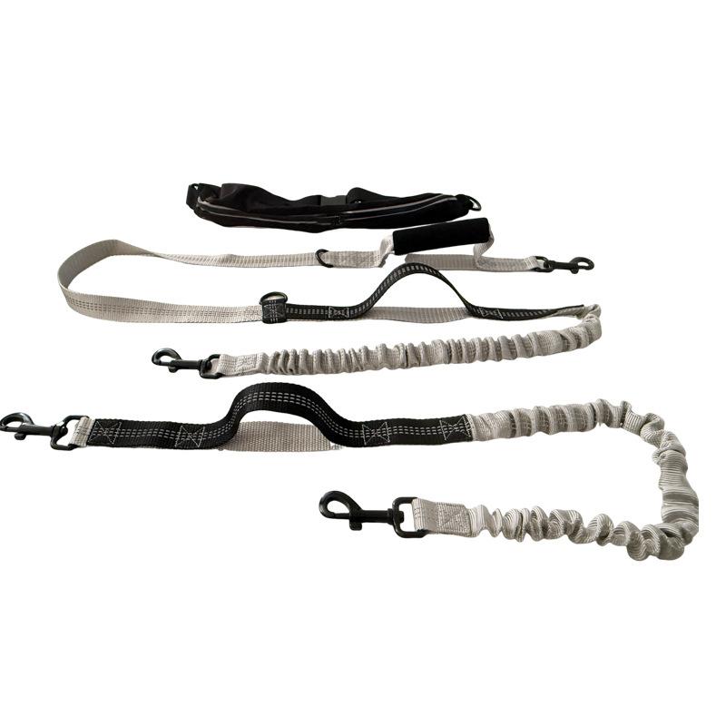 Suministros para mascotas amazonas mascota corriendo correa de cintura portátil bolsa de función completa correa de perro