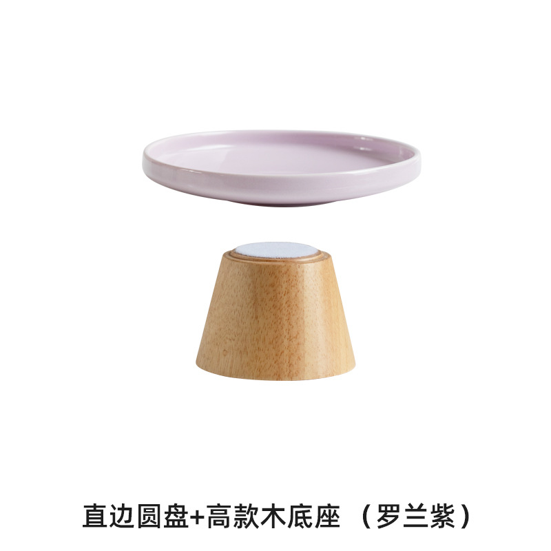 Plato de fruta de cerámica sala de estar mesa de café postre semillas de melón merienda disco tazón de fruta de alta calidad plato de caramelo Placa de visualización recepción