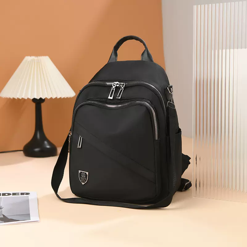 休闲双肩包新款潮流尼龙布大容量多层双背多用背包跨境款书包批发