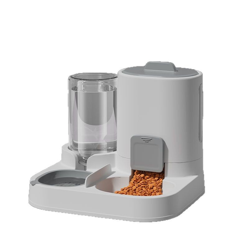 猫用給餌器と水飲み器、一体型猫用ボウル、水と餌が一つになった猫用ボウル、水飲みと餌入れが一つになった大容量、転倒防止犬用ボウル、犬用食器|undefined