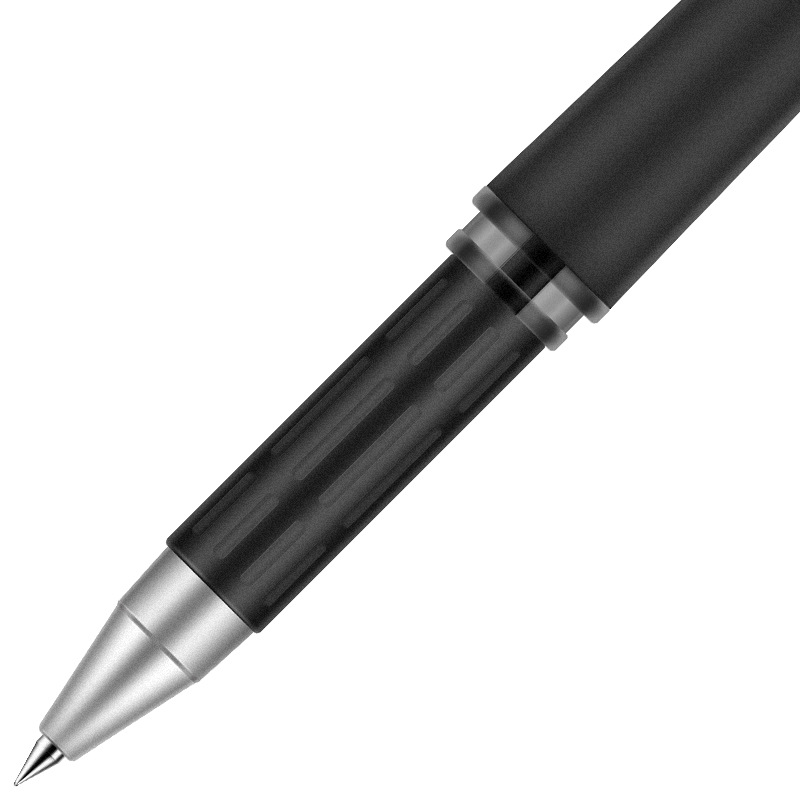 Delit S21 bolígrafo negro neutro de 0.7mm cabeza de bala lápiz esmerilado lápiz de firma suave y cómodo oficina 12