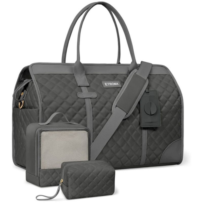 Mayorista de moda para hombres y mujeres bolsas deportivas impermeables de alta capacidad bolsa de viaje se puede llevar con un solo hombro de tres piezas