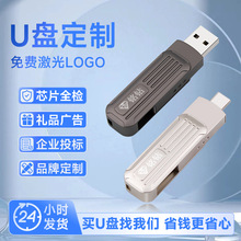 手机U盘T-C双头旋转U盘128g大容量256G 3.0汽车载优盘存储移动64G