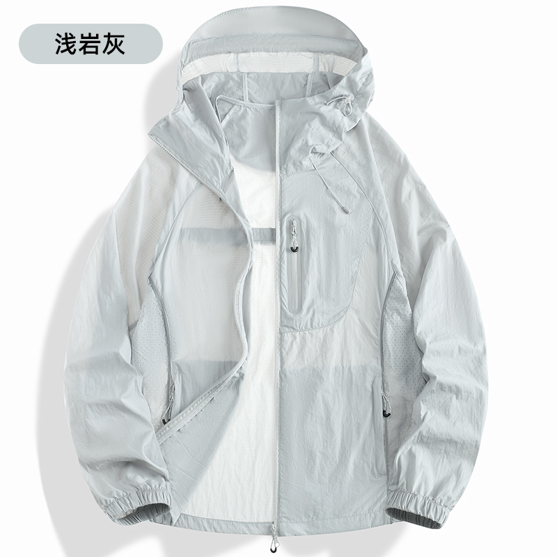 Ropa de protección solar de montaña para mujer UPF100 ropa de piel de almacenamiento ligera para exteriores, gasa original, ropa de protección solar transpirable fresca para hombres