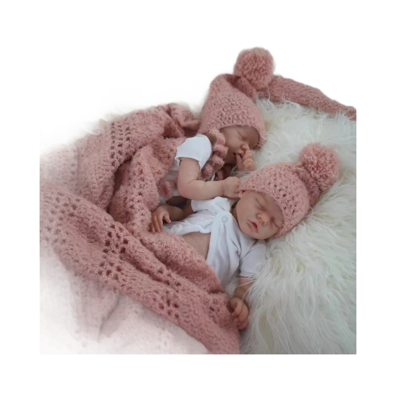 48cm simulación bebé renacido muñeca TWIN A TWIN B lindo bebé Comercio exterior e-commerce suministro uno