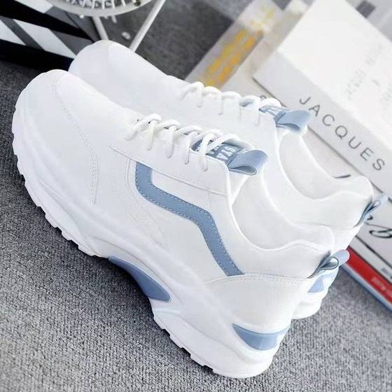 Korean Style Torre Shoes Women's Running Shoes Women's Sneakers 2023 New Style Student Platform Sneakers Women