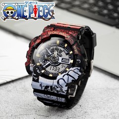 Electronic watch Naruto joint ins style male and female middle school and high school students trendy sports One Piece electronic watch