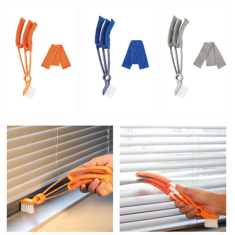 New Shutter Cleaning Tool Air Conditioning Air Vent Cleaning Brush Removable and Washable Dust Removal Artifact Gap Brush