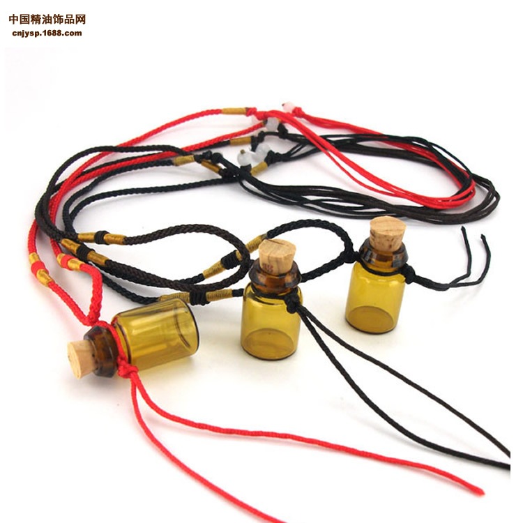 中国精油饰品网茶色瓶项链7.jpg