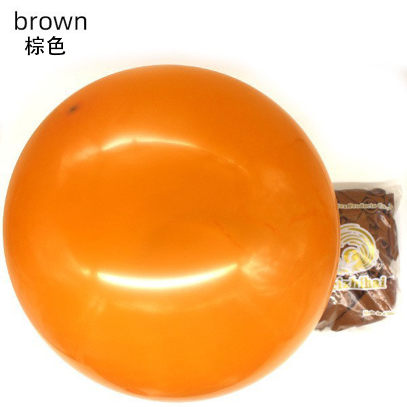 Meizhihai globo de 18 pulgadas engrosada globo de látex fiesta de cumpleaños decoración de la habitación de la boda diseño de la escena suministros de la boda
