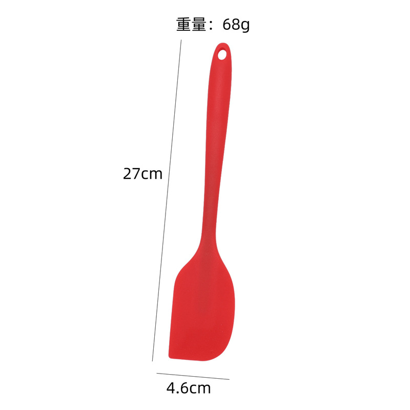 27CMシリコンスクレーパー耐高温ベーキングスクレーパー台所家庭用食品級クリーム攪拌ツールケーキナイフ|undefined