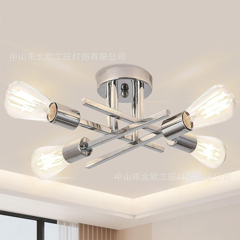 country retro ceiling light