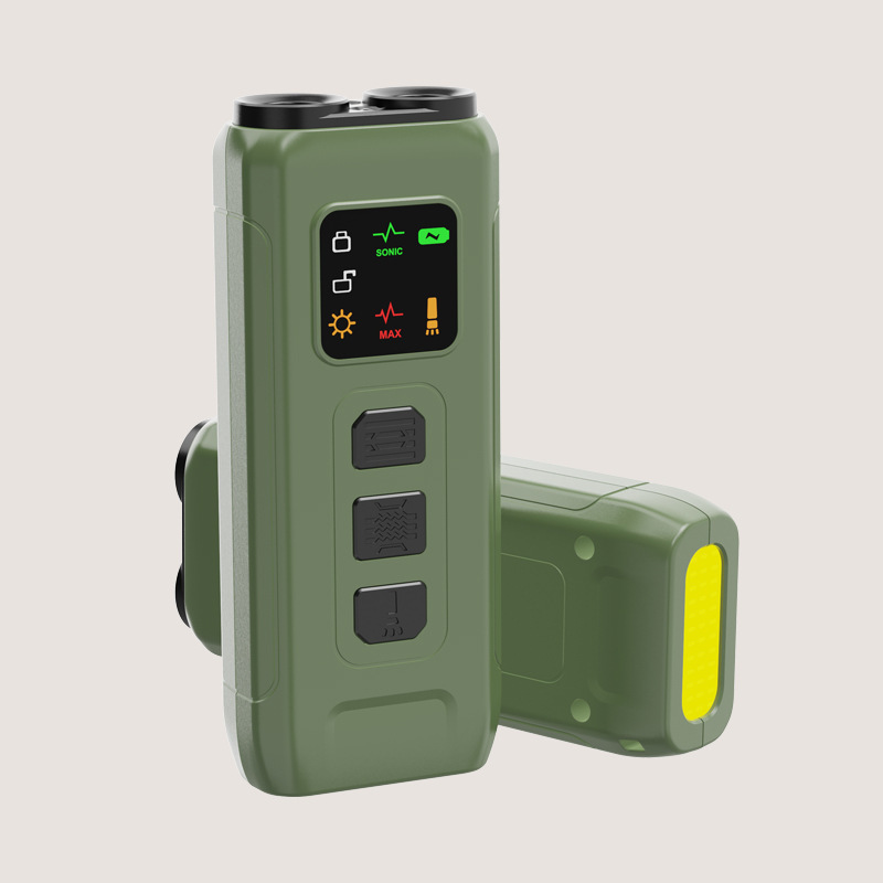 跨境新款超声波止吠器跨境专供双头驱狗器便携式训狗器吠犬器驱狗|undefined