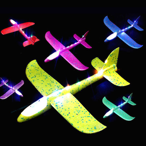48cm Durable Foam Plane Children's Throwing Plane Model Parent-Child Outdoor Sports Street Stall Toy Wholesale
