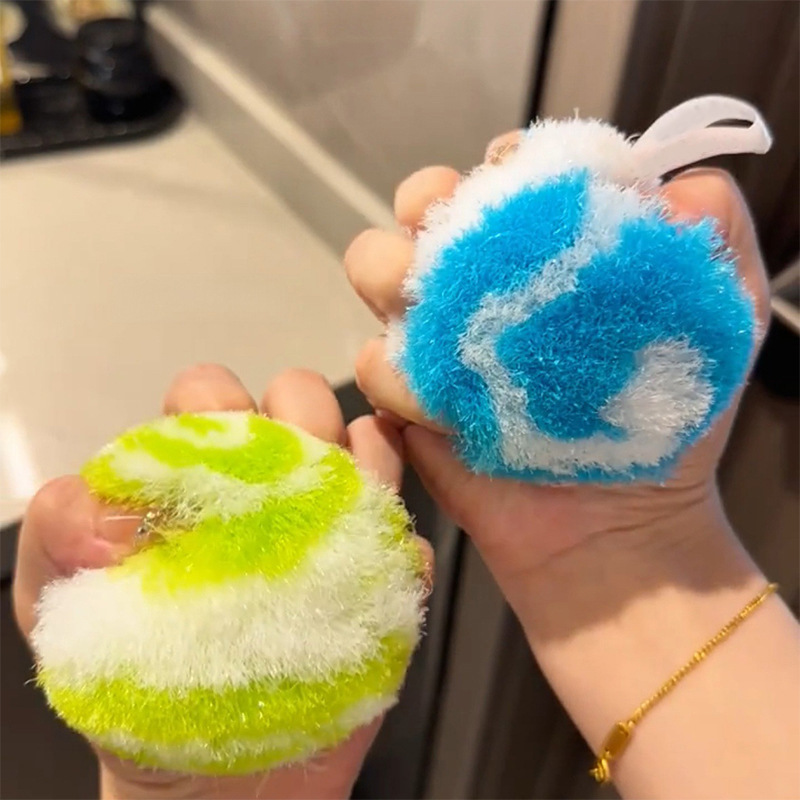 Magic Cleaning Ball Desktop Cleaning Ball Bathroom Cleaning Brush Bathroom Countertop Sink Bathtub Washbasin Washstand