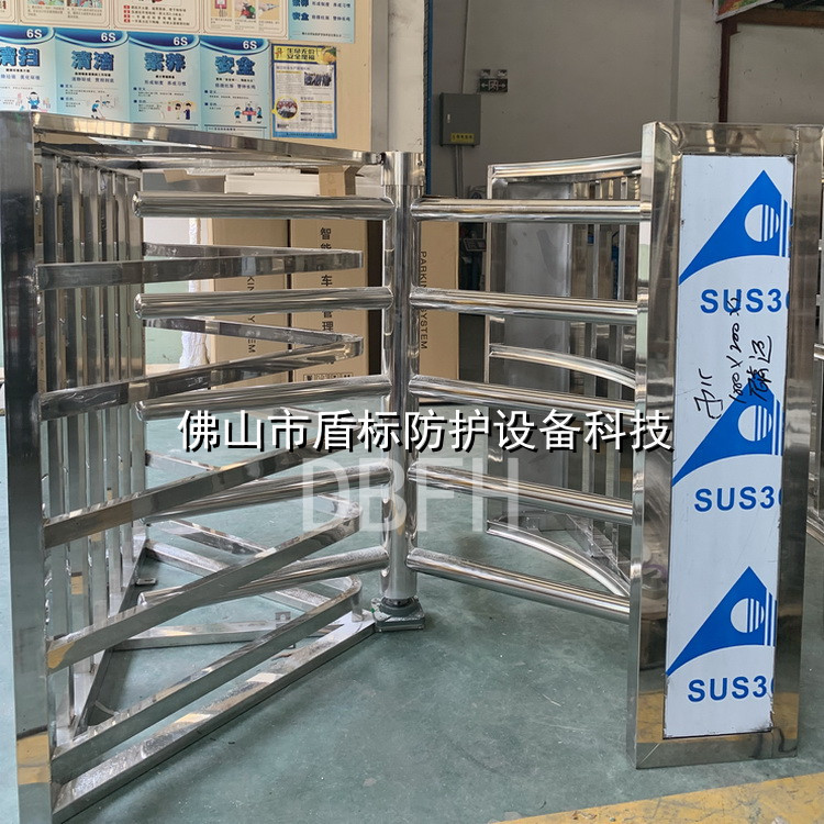 工厂直销旋转单向门 不锈钢半高梳状闸机  火车站入口限流通道闸