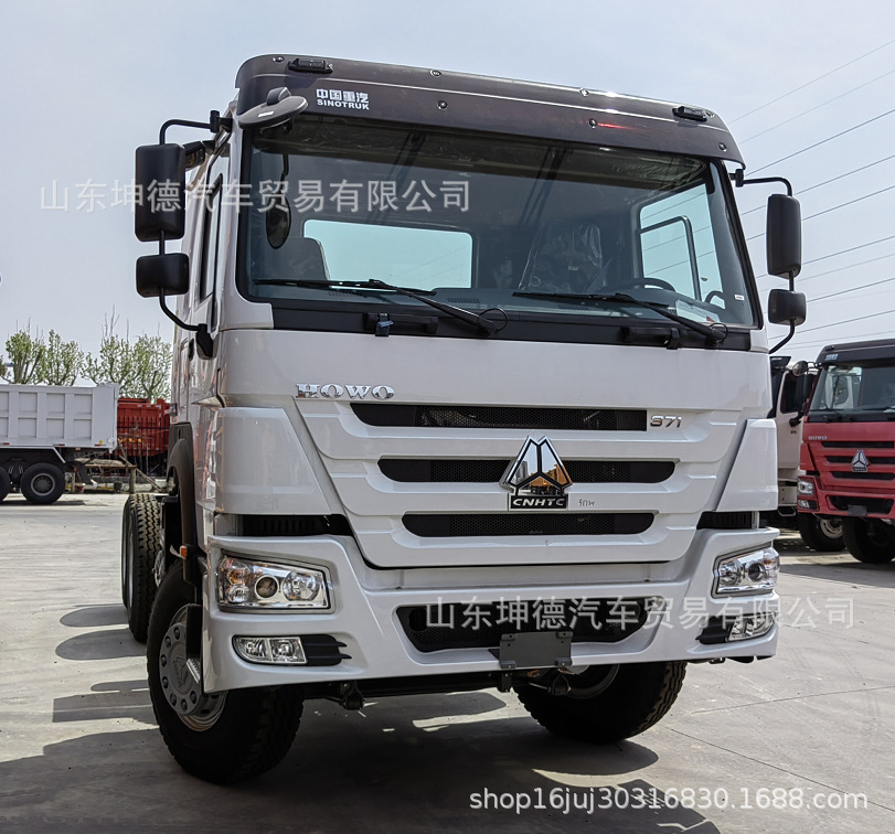 现车中国重汽豪沃6x4自卸车库存车底盘出口电话18953179828