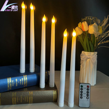 跨境遥控长杆LED电子蜡烛灯万圣节圣诞节酒店氛围装饰仿真蜡烛