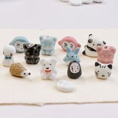景徳鎮セラミックビーズ特殊な形状の漫画のキャラクター動物ルースビーズ手作り DIY ジュエリーアクセサリー材料卸売