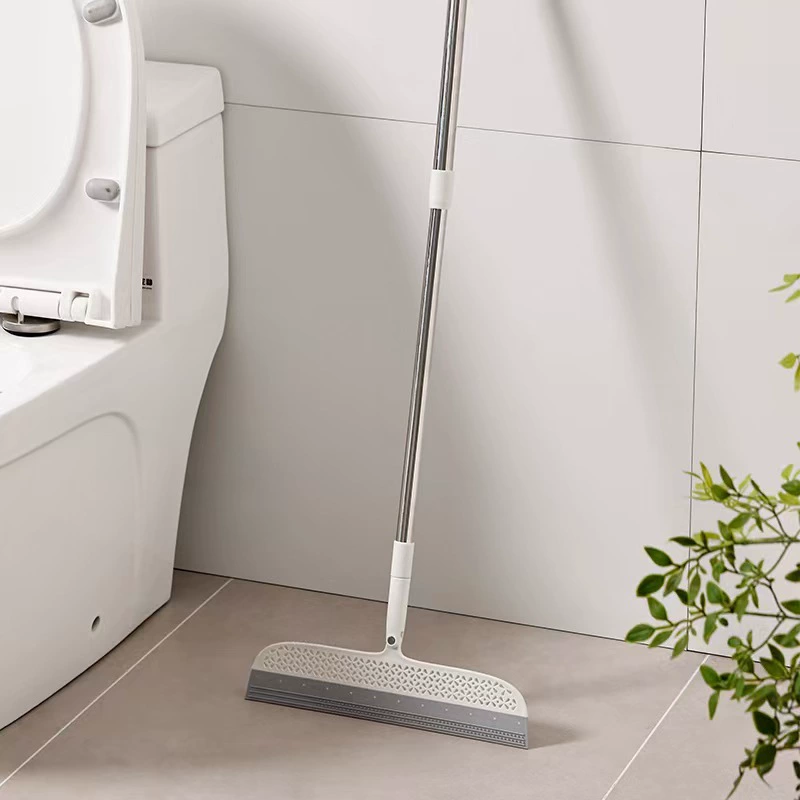 Силиконовый скребок для пола Magic Broom, утолщенный, для влажной и сухой уборки, для ванной, туалета, бытовой, оптом