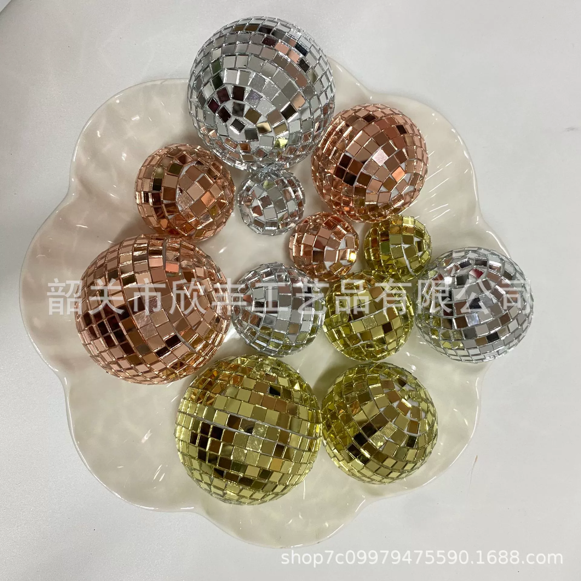 Лазерный Шар Диско Шар Зеркальный Шар Золотое Серебро Розовое Золото Амазонка Светоотражающий Шар Стеклянный Светоотражающий Шар