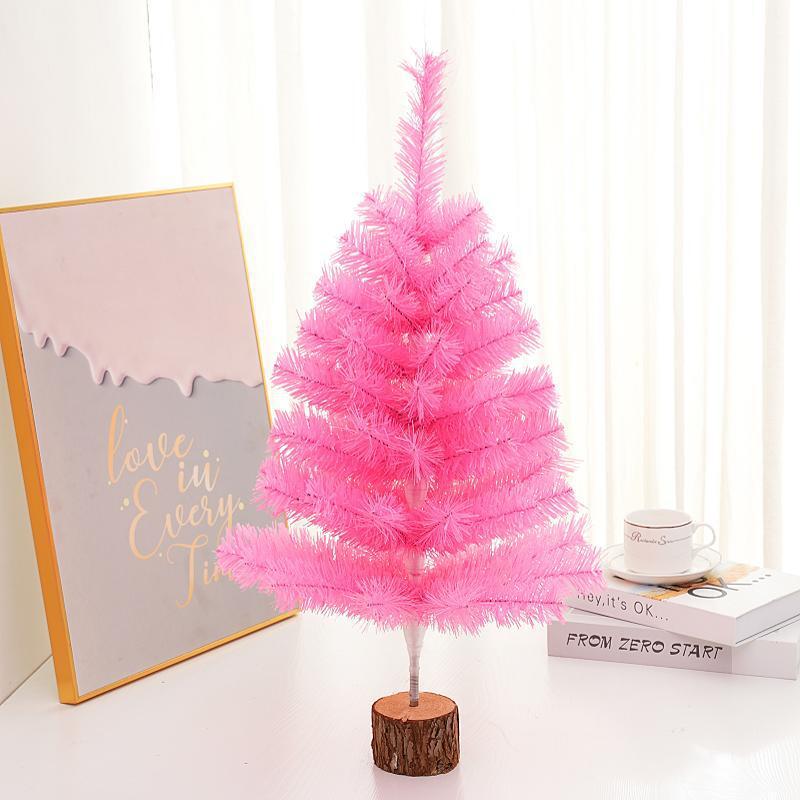 Amazon限定 クリスマスツリー ミニデスクトップオーナメント 45-60CM ピンク ブルー レッド クリスマスツリー|undefined
