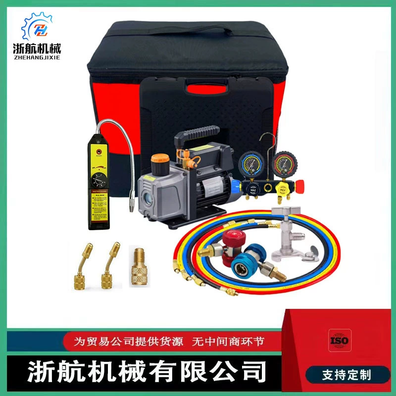 Вакуумный насос 4CFM с манометром для кондиционирования воздуха R12/R22/R134a/R502, автомобильный Кондиционер для дома, холодильное оборудование