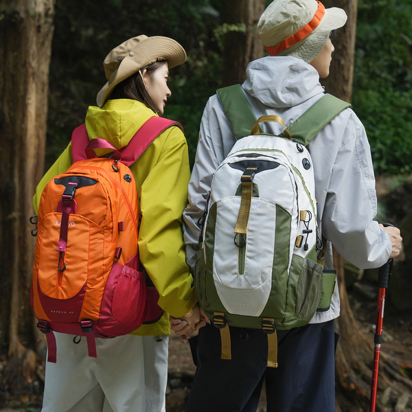 Capacious climbing backpack for men and women
