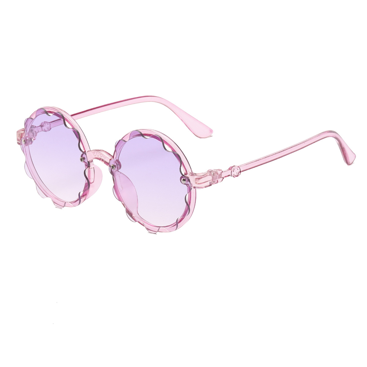 2021 nuevos niños ola océano gafas de sol moda irregular personalidad flor niños gafas de sol 8863