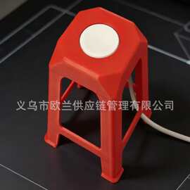 迷你红凳子适配苹果手表充电座 Mini Red Stool Watch Stand169