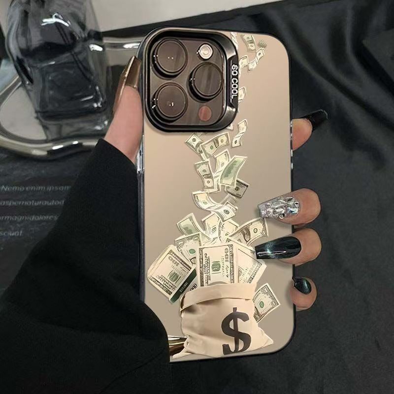 Money Bag Banknote Suitable for Apple 16Pro Mobile Phone Case Iphone17Pro New 15Promax Classy 14 Fortune Money Bag Banknote Suitable for Apple 16Pro Mobile Phone Case Iphone17Pro New 15Promax Classy 14 Fortune