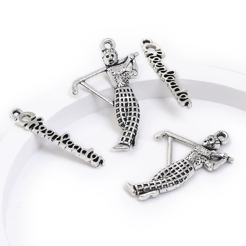 DIY винтажный сплав ювелирных аксессуаров оптовая спортивная серия английских табличек A800352