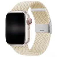 Совместимо с Apple Watch 5-6-7-8-9-10 поколения Snap-on нейлоновый плетёный ремешок iWatch S10 регулируемый браслет