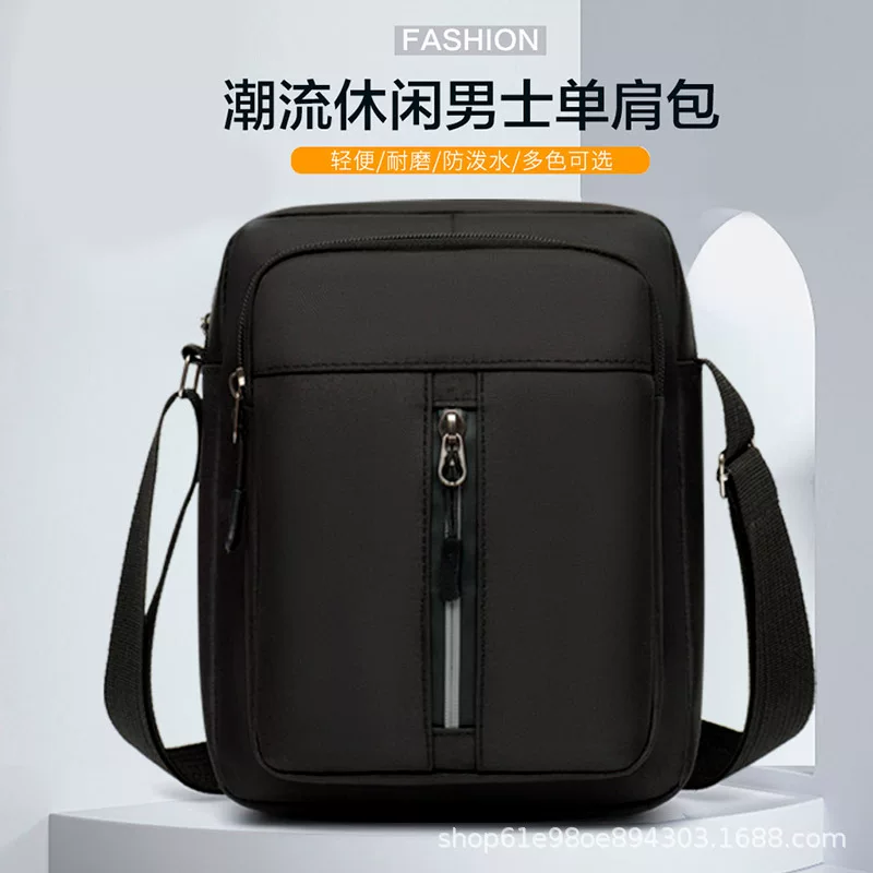 Capacious one-shoulder bag, men's shoulder bag for leisure, backpack, wholesale