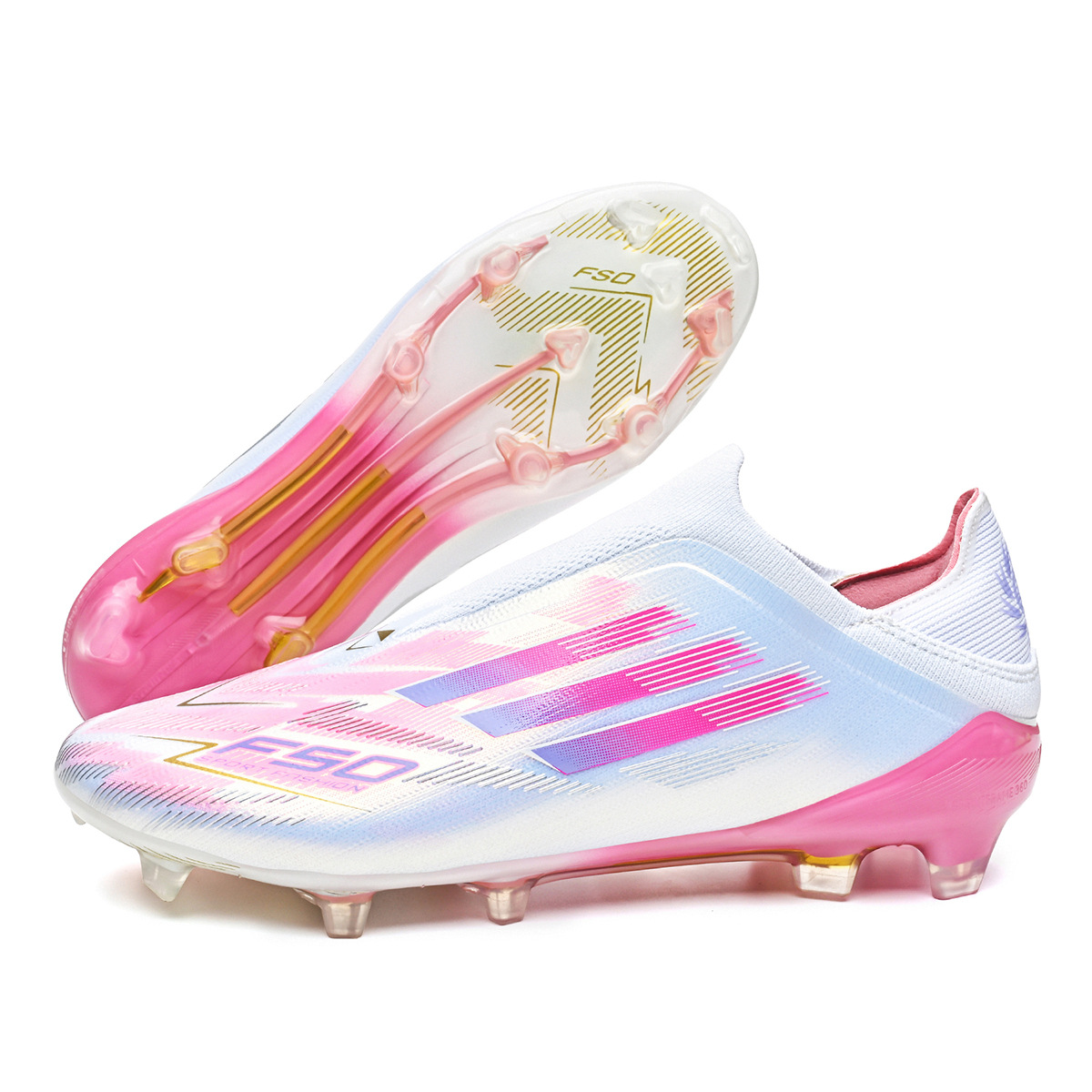 2025 zapatos de fútbol juveniles nuevos juegos antideslizantes para hombres y mujeres clavos largos césped niños al por mayor transfronterizos juveniles