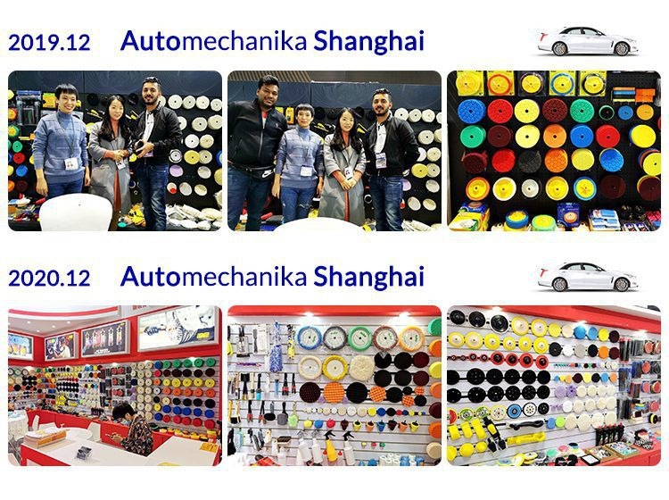Cross-border exclusive sponge polishing pad for car detailing, waxing, and polishing wheels with triangular patterns for polishing and repair