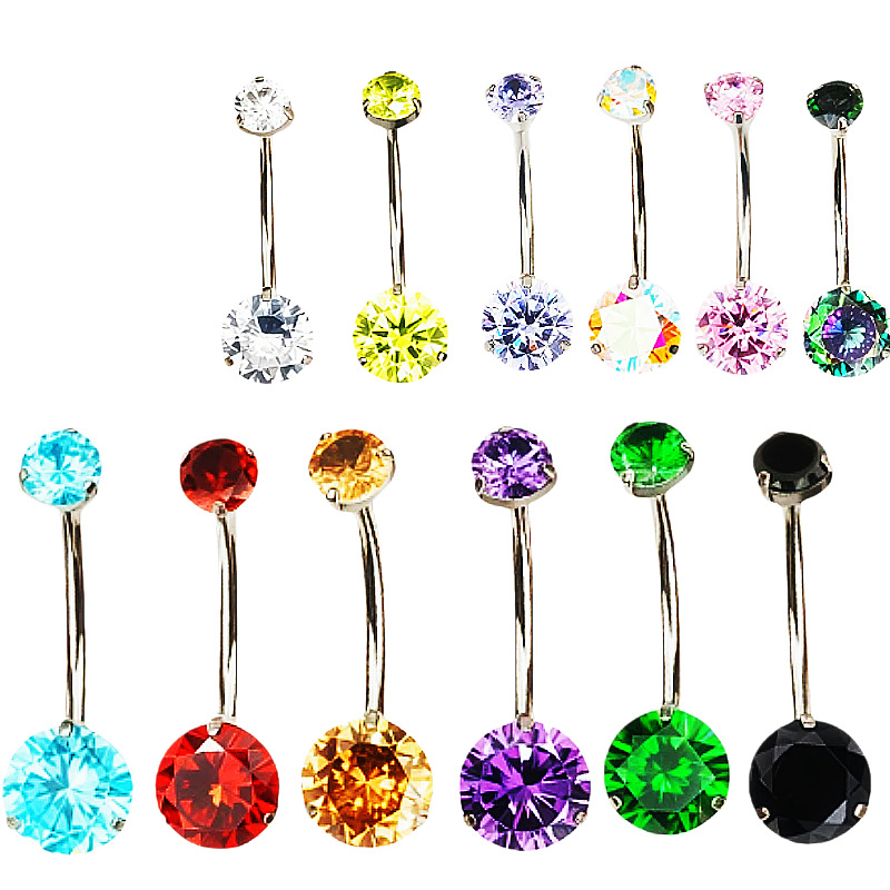 Pointed labret stud close-up product detail