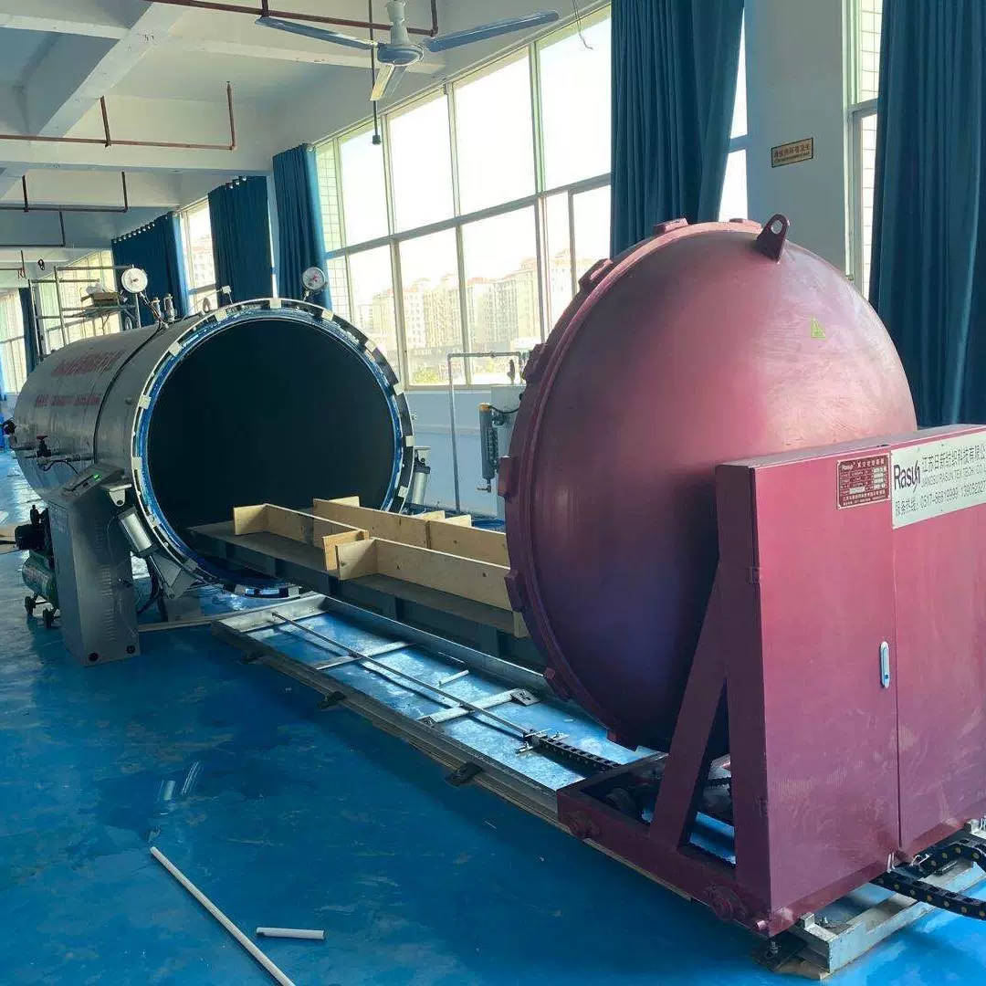 日新牌真空预热定型机 蒸汽加热高压定型设备