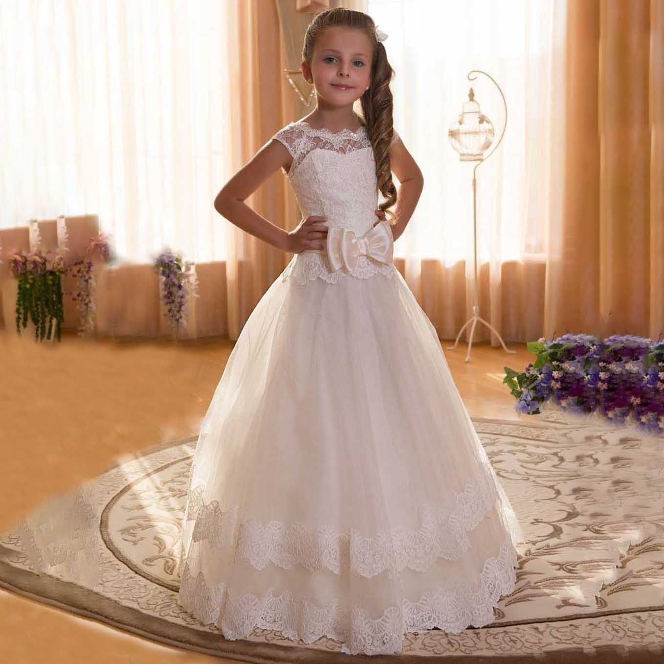 Amazon AliExpress Comercio exterior niñas de Europa y América bola encaje rendimiento cumpleaños princesa niña pettiskirt una generación