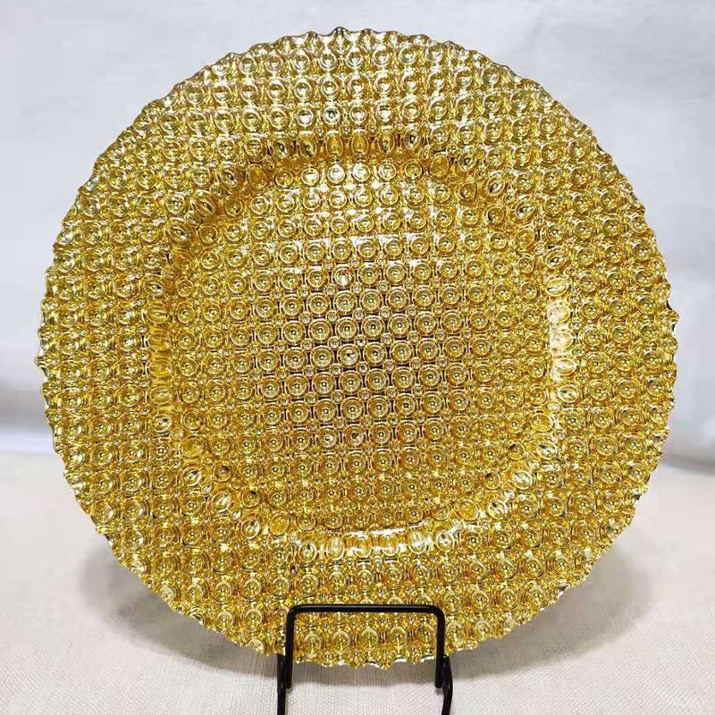 Western-Style Formal Banquet Sci-Fi Dinner Hotel Crater Western Food Plate Mat Personalized Snack Fruit Plate