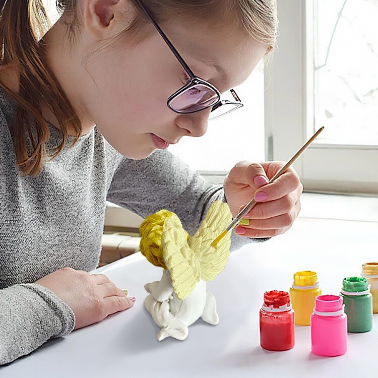 Resin Crafts Ornaments Art Student Sketch Cartoon Creative Little Angel Living Room Bedroom Desktop Coffee Table Decorations Resin Crafts Ornaments Art Student Sketch Cartoon Creative Little Angel Living Room Bedroom Desktop Coffee Table Decorations