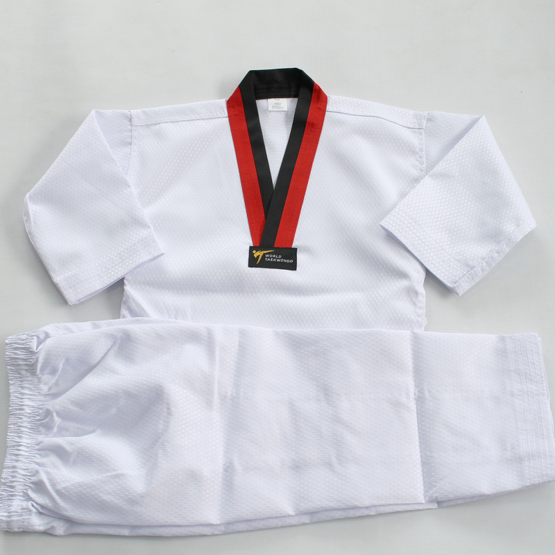Customized Factory Direct Taekwondo Blank Snowflake Pattern Clothing Kidsren's Performance Unisex