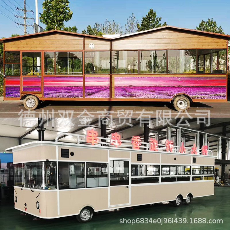 Restaurante cocina comercial gourmet carrito de comedor de barbacoa string eléctrico de cuatro ruedas multifuncional carro de barracas carro de aperitivos empresa