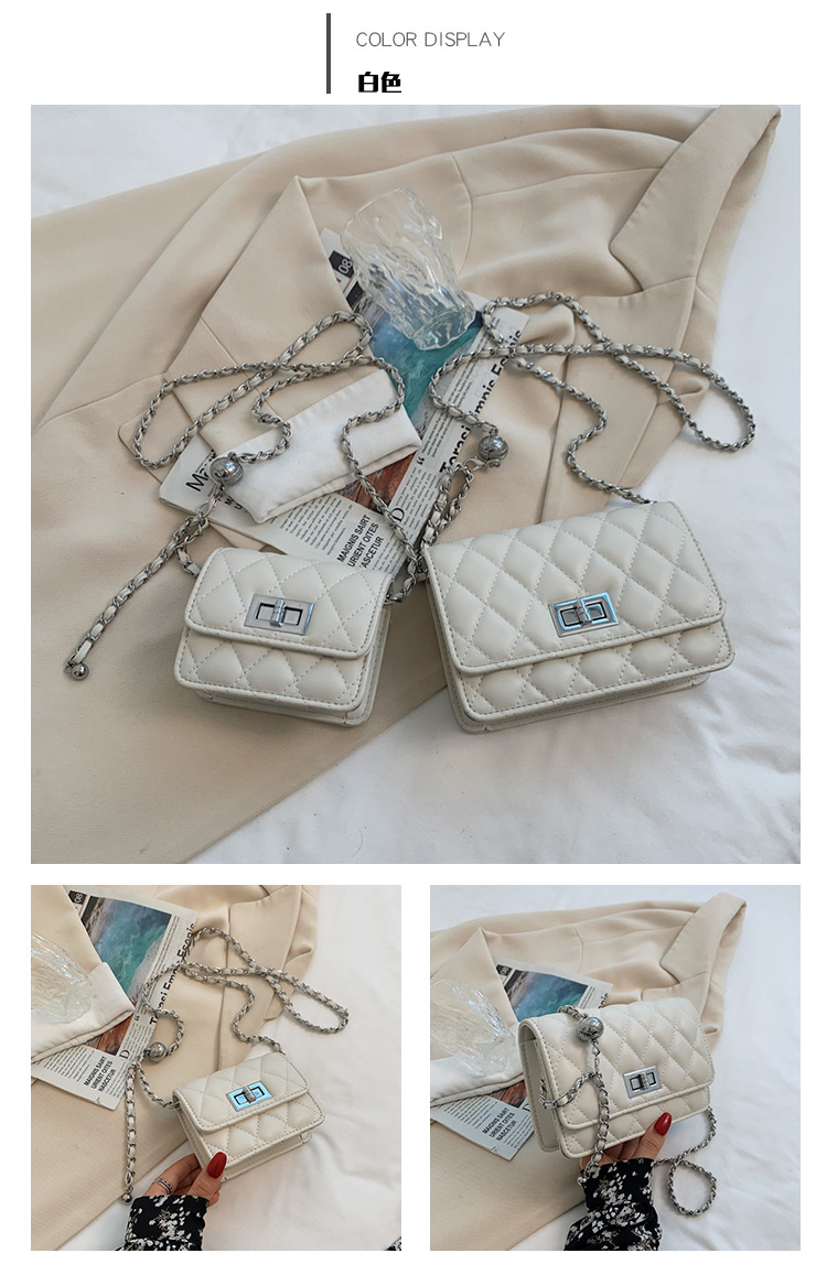 Mini small bag Women's bag 2025 New style trendy small bag, stylish and versatile, commuter style chain single-shoulder crossbody bag undefined