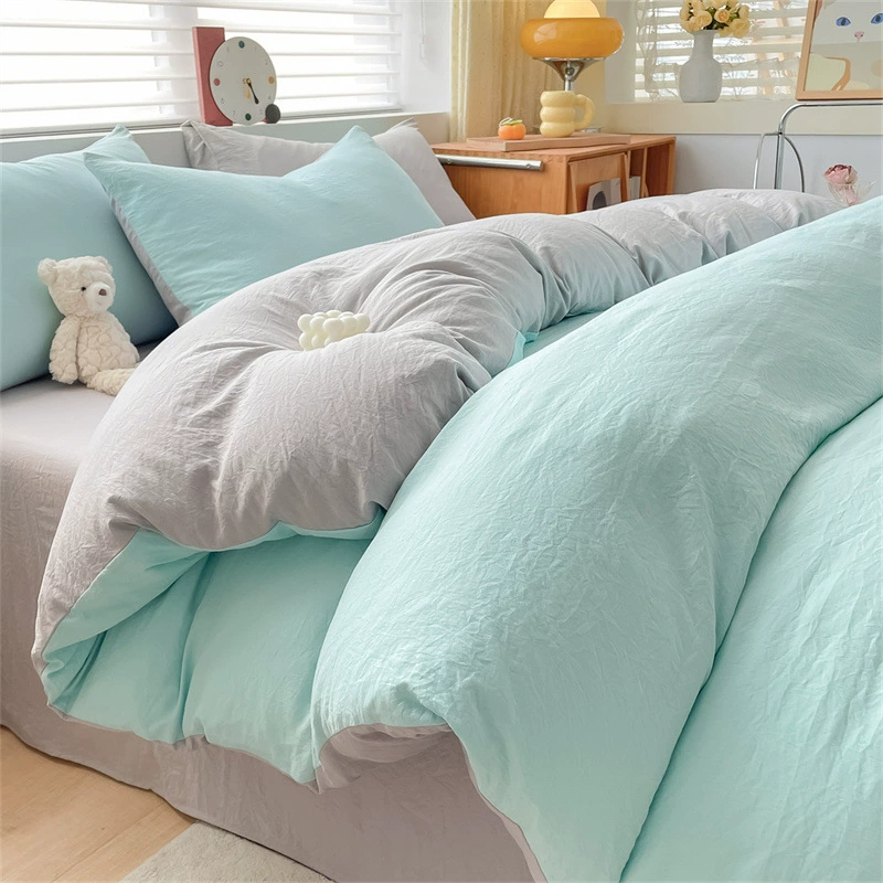 Постельный комплект — Spring bed linen, 3‑ или 4‑компонентный, ткань с мягкой кожей, различные размеры