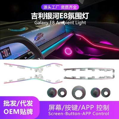 Car ambient lighting is suitable for the Geely Galaxy E8