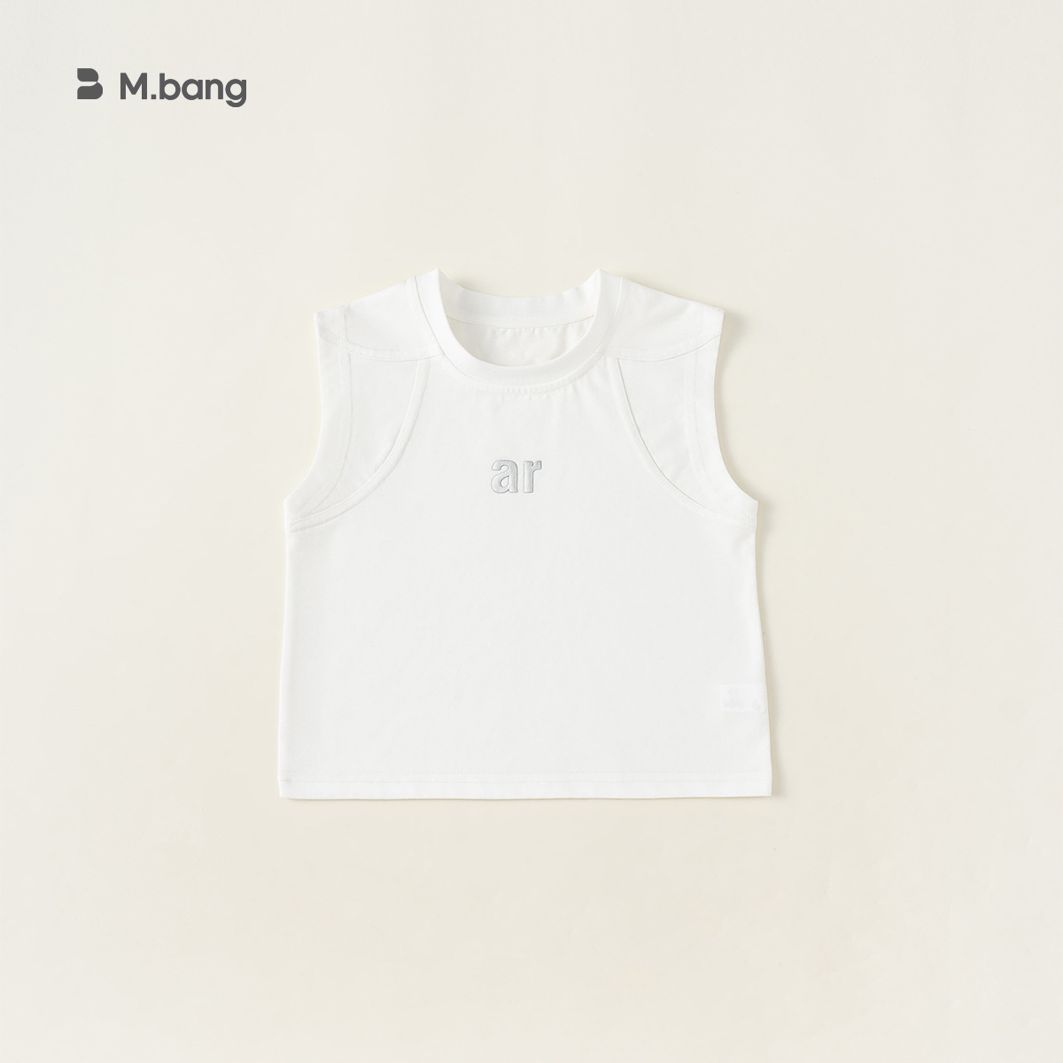 Chaleco para niños verano niñas color sólido camisola casual bebé sin mangas camiseta top XY24035