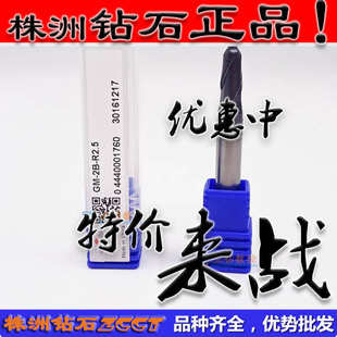 Zc Genuine Original Zhangzhou Overall Carbide Tungsten Steel End Mill Gm-2B-R2.75 Two-Edged 45 Degrees